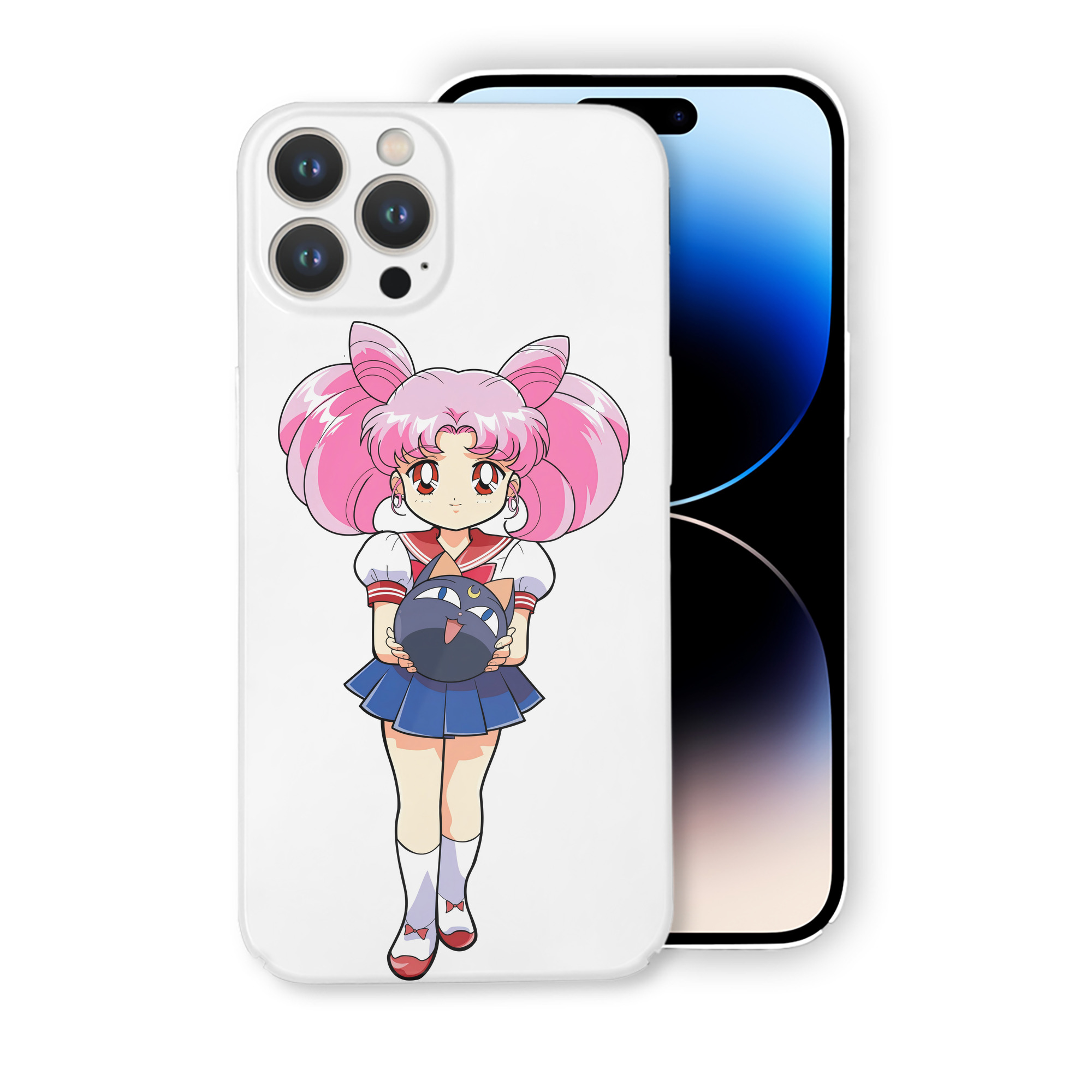（画像用） 美少女戦士セーラームーン ちびうさ Sailor Moon Chibiusa Tsukino Usagi Small Lady Serenity 【iPhone 14シリーズ対応】ハードケース